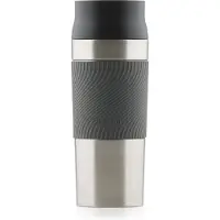 Blumtal Thermosbeker Classic - Lekvrij, BPA-Vrij en Vaatwasserbestendig - Hoge Kwaliteit Thermosfles met Quick-Press Sluiting - Travel Mug 500 ml - Antraciet