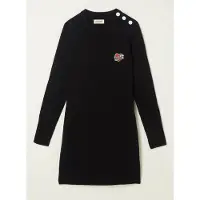 Zadig & Voltaire Zadig&Voltaire Kids Trui-jurk - Zwart - Maat 176