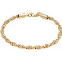 Elli - Elli PREMIUM Armbanden Dameskoord Gedraaid Elegant Basic in 925 Sterling Zilver