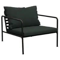 Houe Loungestoel Avon Chair Frame Black Cushion Alpine