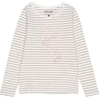 Blue Seven -Kids girls knitted T-shirt-Nougart Y/D orig-White