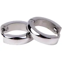 Kalli Oorringen Bolle Buis Zilver 0.9 cm | 1830