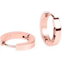 Kalli Oorringen Platte Buis Rosé 1.2 cm | 1815