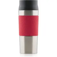 Blumtal Thermosbeker Classic - Lekvrij, BPA-Vrij en Vaatwasserbestendig - Hoge Kwaliteit Thermosfles met Quick-Press Sluiting - Travel Mug 350 ml - Rood