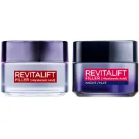 L'Oréal Revitalift Filler (ha) - Dagcrème 1x 50 Ml & Nachtcrème 1x 50 Ml - Pakket