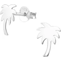 Montebello Oorbellen Aliz - 925 Zilver E-Coating - Palm - 8x10mm