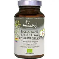 It'S Amazing Chlorella & Spirulina 500mg 240 tabs