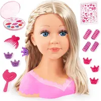 Bayer Bust Charlene Peinado And Makeup Super Blonde Model Roze Kinderen