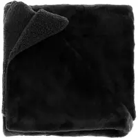 Unique living | plaid torvah 150x200cm black