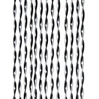 Wicotex Vliegengordijn opal 90 x 220 cm zilver/zwart default