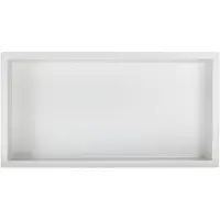 Guido Gusto Mat Wit RVS Inbouwnis 30x60x7cm