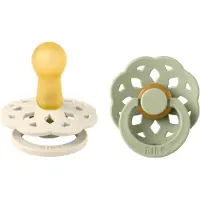 BIBS Boheme 2 Sage/Ivory | 2 stuks