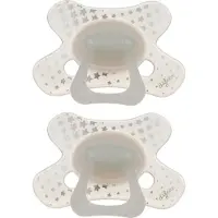 Difrax Natural Fopspeen - 6+ Maanden - Glow in the Dark - 2 st. unisex