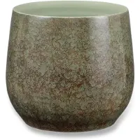 Praxis Bloempot Oliver - Terracotta - Groen - Diam.29xh28cm