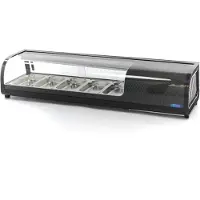 Maxima Sushi- en Tapasvitrine - 52 L - 5 x 1/3 GN - Tafelmodel