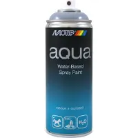 Motip - Spuitverf - AQUA Spray Paint - Deep Black RAL 9005 mat - watergedragen 400 ml