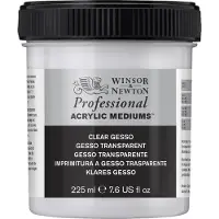 Winsor & Newton 3040859 Professional Acrylic Clear Gesso Primer 225 ml – transparante acrylprimer voor acryl- & olieverf