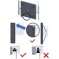 Boss & Wessing Zij-afwerking infraroodpaneel bws kronos 115 cm 2 stuks mat wit
