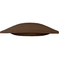 SENZA DONNA SENZATIONE 100% Katoen PERCALINE Uni 2x Oxford Kussenslopen met Volant 60x70+20+5 cm BRUIN
