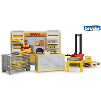 BRUDER DHL Pakketdienst met Palletwagen + Figuur
