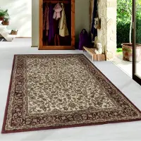 Muratap Mokhtar oosters klassiek laagpolig vloerkleed / creme- 80x150