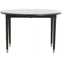 Nordal A/S AHR ronde tafel, opklapbaar - zwart hout