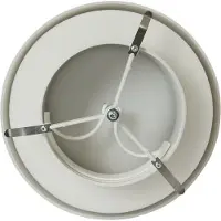 Econox Ventilatie toevoerventielen kunststof 125 mm RAL 9003 met klemveren en schone sector - VST125