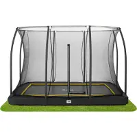 Salta Comfort Edition Ground Trampoline met Veiligheidsnet - 305 x 214 cm - Zwart