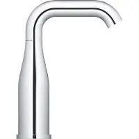 GROHE Essence Wastafelkraan Opbouw - uitloop 11.4cm - M-size - met gladde body - inclusief push-open waste - chroom 24181001