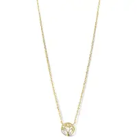New Bling 9NBG-0355 14 Karaat Gouden Dames Ketting Levensboom Hanger - Verstelbaar 38-43 cm