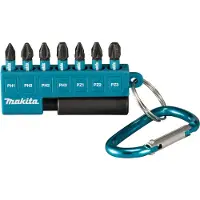 Makita Schrbset 8-dlg ImpBlack haak - E-11994