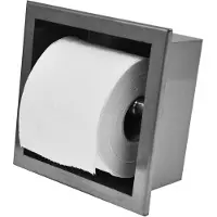 Wiesbaden Inbouw Toiletrolhouder RVS (zonder Klep)