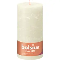 Bolsius Stompkaars Rustiek Shine Crème 125 Uur D 10 H 20 Cm