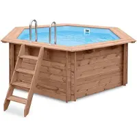 Interline Bali Houten Zwembad 440 X 136 Cm