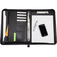 Monolith Conferentiemap met ritssluiting 2926 26 x 4,2 x 35,7 cm Zwart