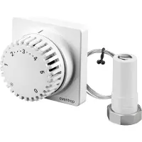 Oventrop thermostaatkop Uni LH afstandbediening M30x1.5 cap. 5 m met nulstand wit 1012296