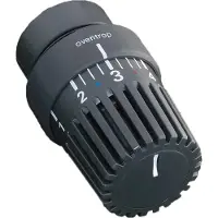 Oventrop OV Thermostaat Uni LH 7-28 gradenC, met Decoring antraciet, Thermostaat, Grijs