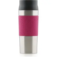 Blumtal Thermosbeker Classic - Lekvrij, BPA-Vrij en Vaatwasserbestendig - Hoge Kwaliteit Thermosfles met Quick-Press Sluiting - Travel Mug 350 ml - Berry - Roze