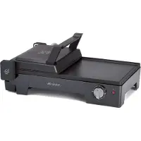 Ariete 1916/10 MultiGrill 3-in-1 tafelgrill met gladde en geribbelde plaat - contactgrill - barbecue - 2400 Watt