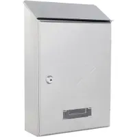 Rottner Brievenbus Pisa Zilver