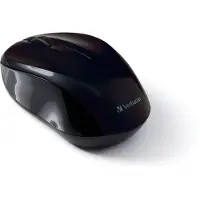 Verbatim Draadloze reis-muis - - Mini - 3 Knoppen - MAC - Zwart