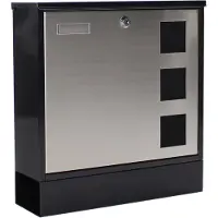 Rottner brievenbus ontwerp Mailbo x zwart