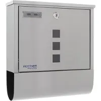 Rottner Brievenbus Costa RVS