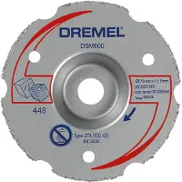 Dremel Bosch Power Tools 2615S600JB Doorslijpschijf gebogen 77 mm 1 stuk(s) Hardhout, Zacht hout, Multiplex, Laminaat, Vezel, Kunststof, Gipskarton, Plexiglas,