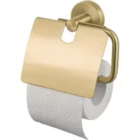 Haceka Toiletrolhouder Kosmos Met Klep Geborsteld Goud