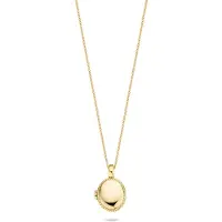Blush 14 karaats geelgouden medaillon