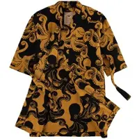 OAS Badjas Kids Black Octo-8 jaar
