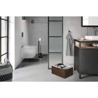 Zack Carvo Toiletbutler 15x18x71,5cm zwart