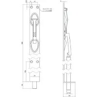 Intersteel | Kantschuif 300mm | RVS Geborsteld