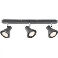 Nordlux Eik LED Opbouwspot | 3x GU10 Max 35W | Dimbaar | Grijs